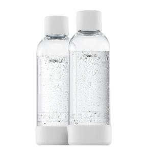 MySoda Drikkeflaske 1L 2 stk hvit