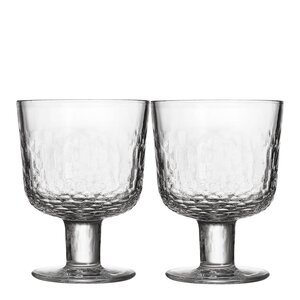 Arabia Mainio glass m/stett 30 cl 2 stk klar