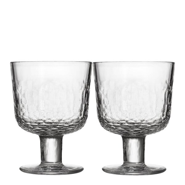 Arabia Mainio glass m/stett 30 cl 2 stk klar