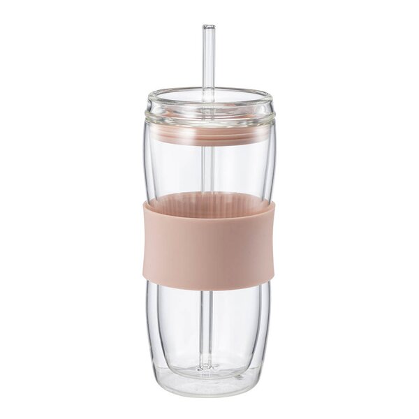 Modern House Sipster dobbelvegget drikkeglass 50 cl støvet rosa