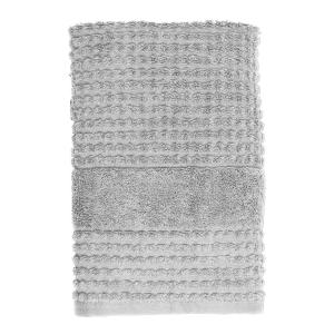 Juna Check håndkle 50x100 cm lys grå