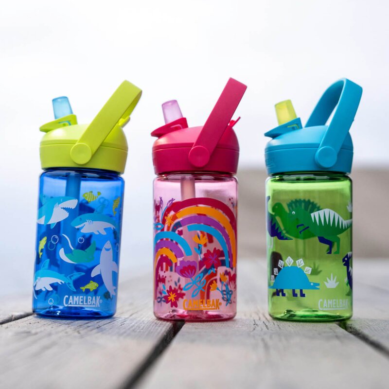 Camelbak Thrive Flip Straw Kids flaske 0,4L sharks and rays