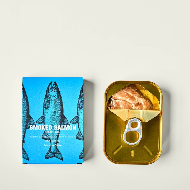 Nicolas Vahé Røkt laks i olivenolje 100 g