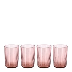 Bitz Kusintha vannglass 28 cl 4 stk pink