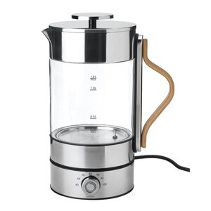 Stelton Emma vannkoker 1,2L clear/steel