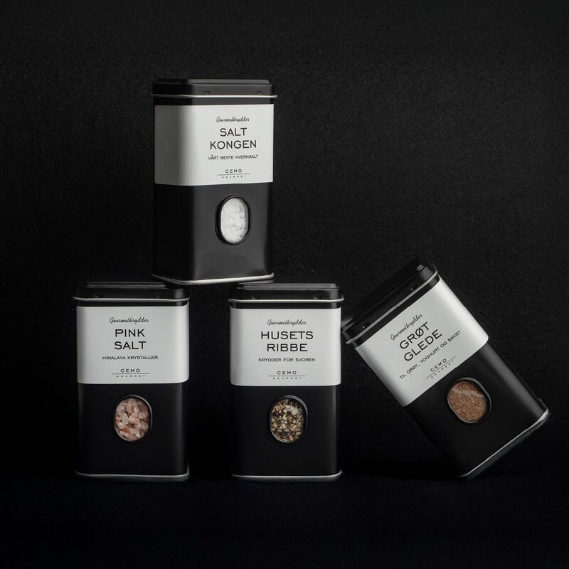 Cemo Gourmet krydderkvartett 4 stk krydder