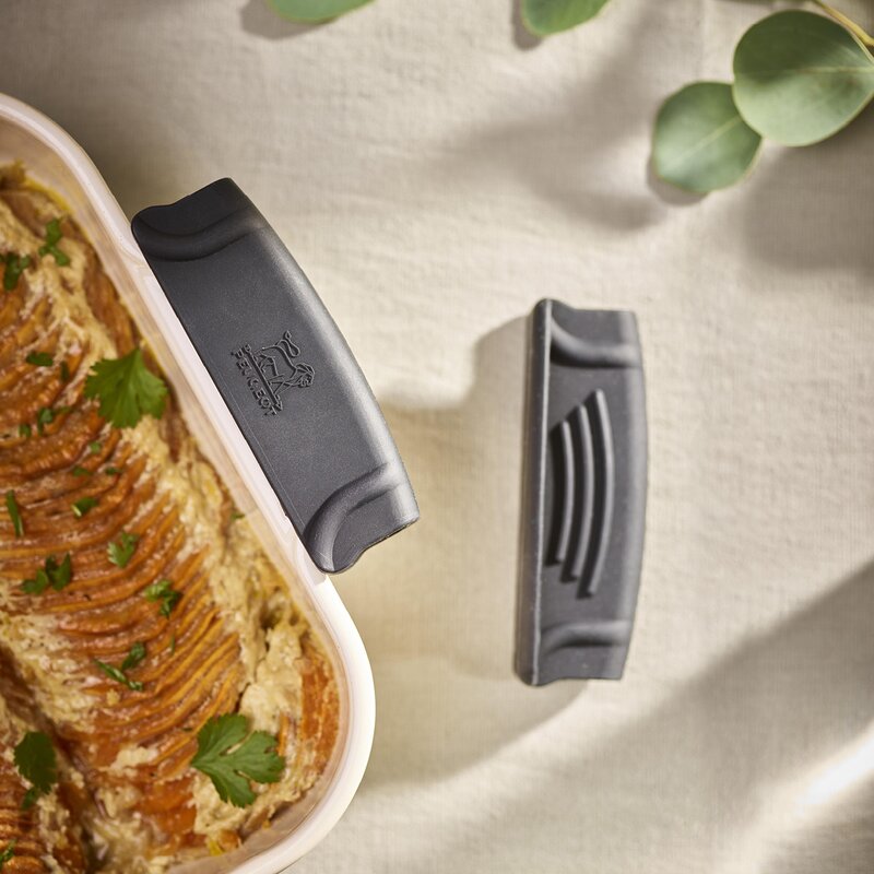 Peugeot Appolia silikonhåndtak 11 cm 2 stk svart