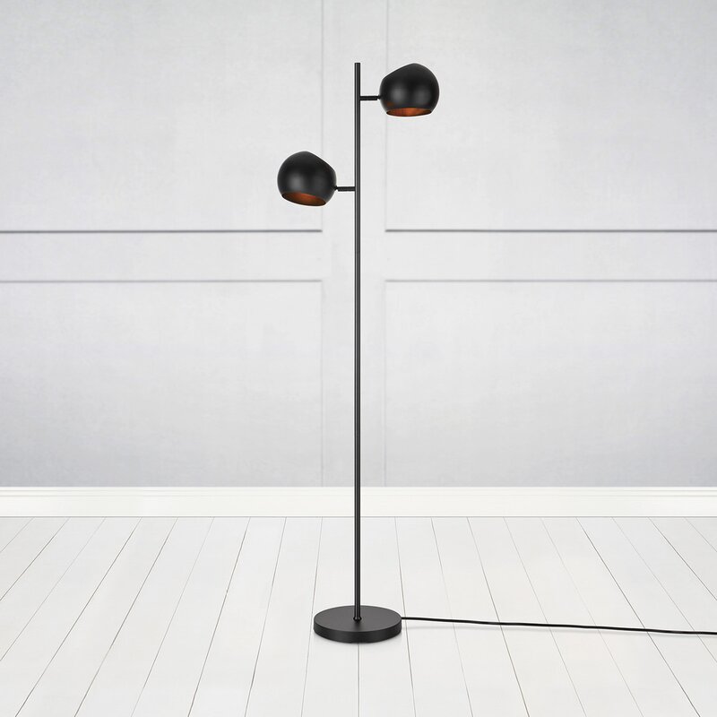 Markslöjd Edgar gulvlampe 145 cm svart