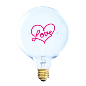 Elements Lighting MITB lyspære LED 17 cm Love rød