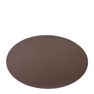 Holmen West kuvertbrikke oval 43,5x28,5cm mørk sjokolade