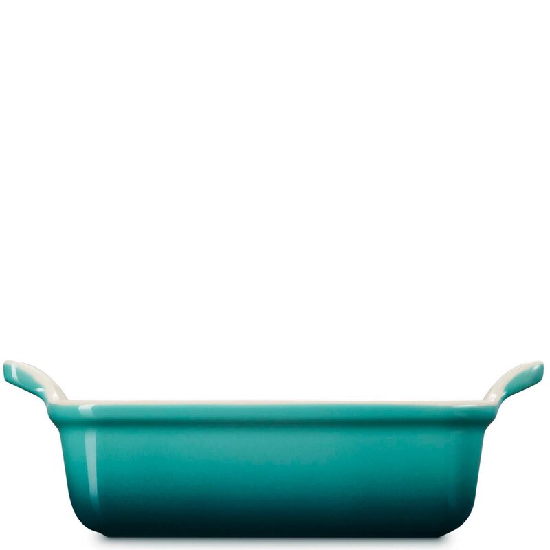 Le Creuset Heritage rektangulært serveringsfat 19 cm Bleu Riviera