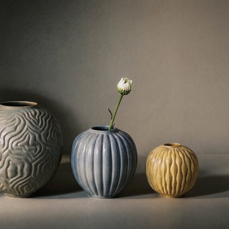 Knabstrup Keramik Solum vase 11 cm mist