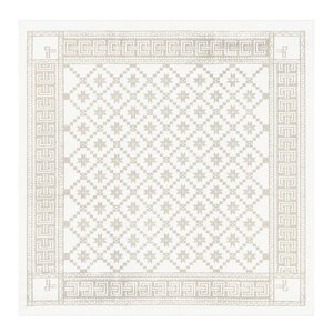 Ekelund Åttebladrose bordduk 80x80 cm beige