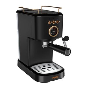 PRINCESS Espressomaskin manuell 1,2L 1100W rustfritt stål