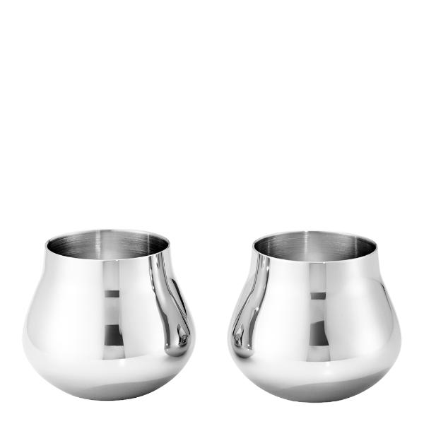 Georg Jensen Sky snapsglass 8 cl 2 stk rustfri