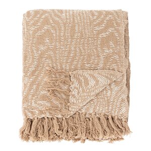 Bloomingville Pledd Okapi 160x130 cm brun