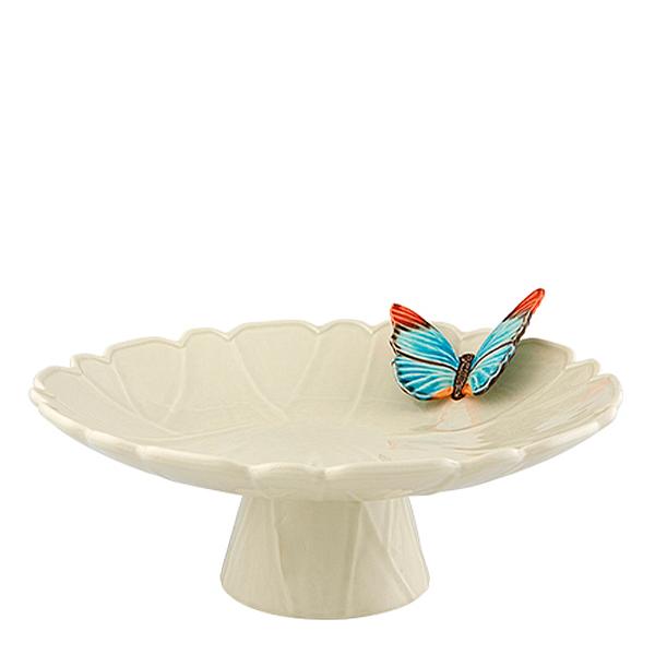 Bordallo Pinheiro Cloudy Butterfly kakefat 39 cm