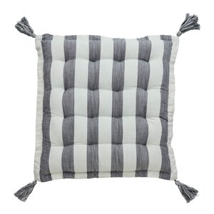 Lene Bjerre Felima sittepute 45x45 cm hvit/mørk grå