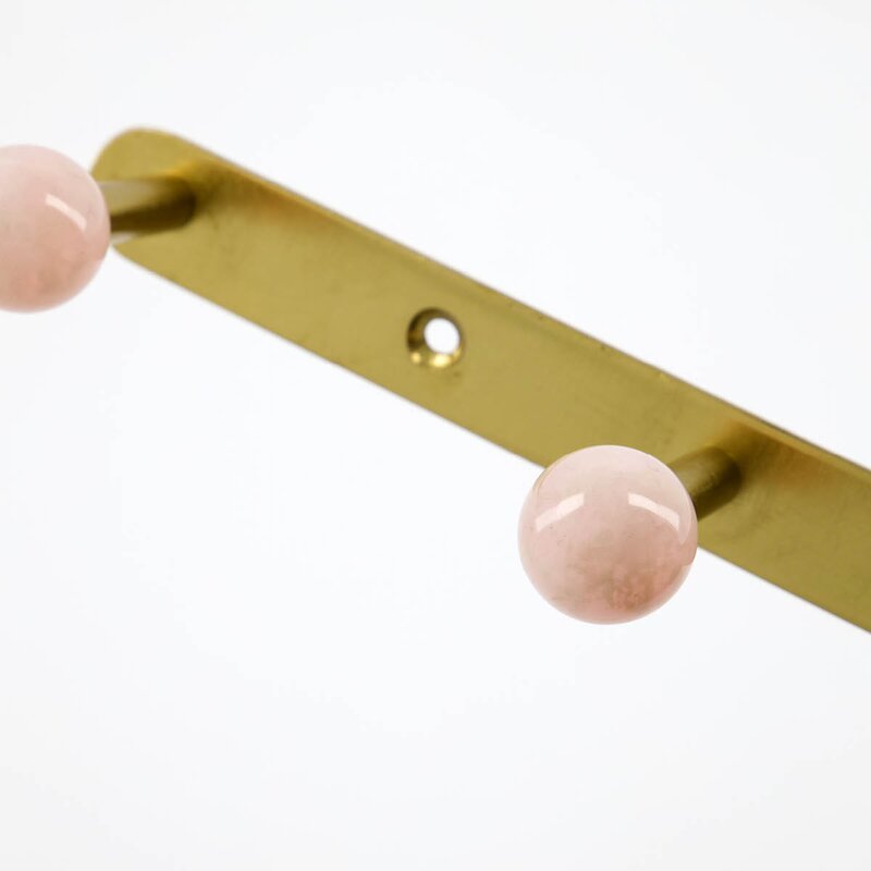 House Doctor Ball knaggrekke 35x2x5 cm rosa