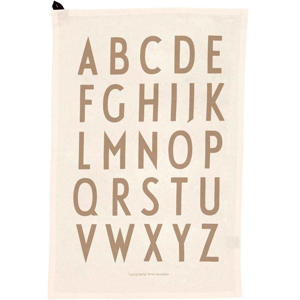 Design Letters Kjøkkenhåndkle ABC hvit