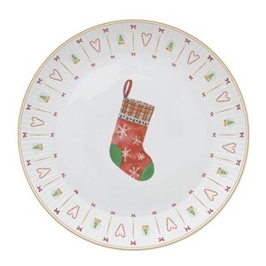 Aida Occasions Cozy Christmas frokosttallerken 22 cm hvit