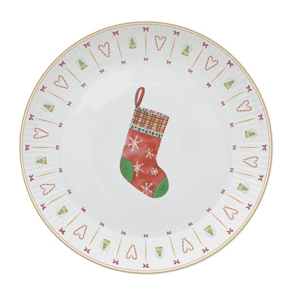Aida Occasions Cozy Christmas frokosttallerken 22 cm hvit