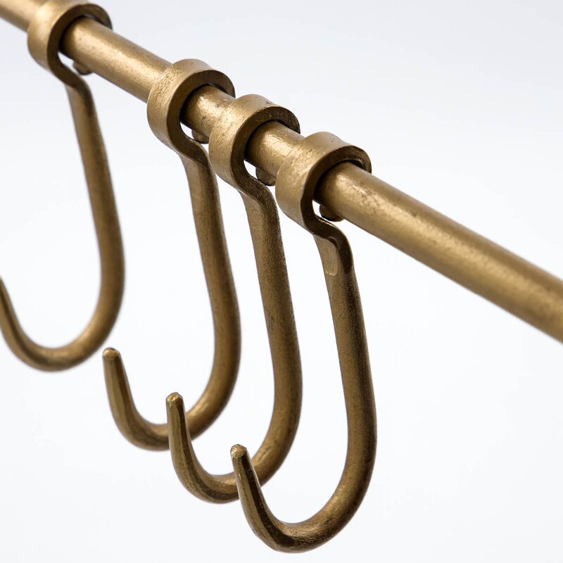 House Doctor Stang med krok 6 stk 60 cm messing