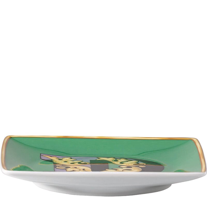 Versace Alphabet skål 12 cm kvadratisk D