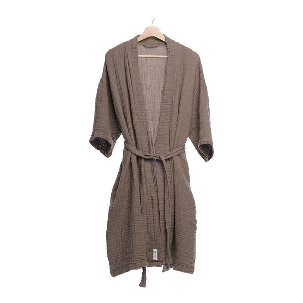 The Organic Company FINE badekåpe M/L clay