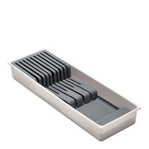 Oxo Knivblokk til skuffer 42x14x6 cm hvit/grå