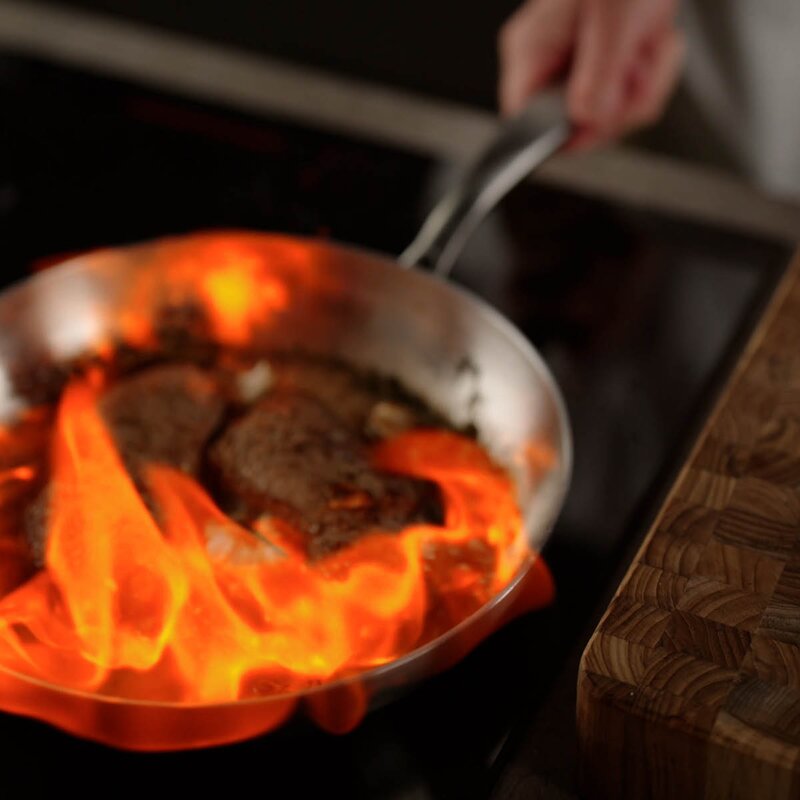 Modern House Chef Ørjan stekepanne 28 cm børstet stål