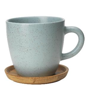 Höganäs Keramik Krus 33 cl med trefat frost