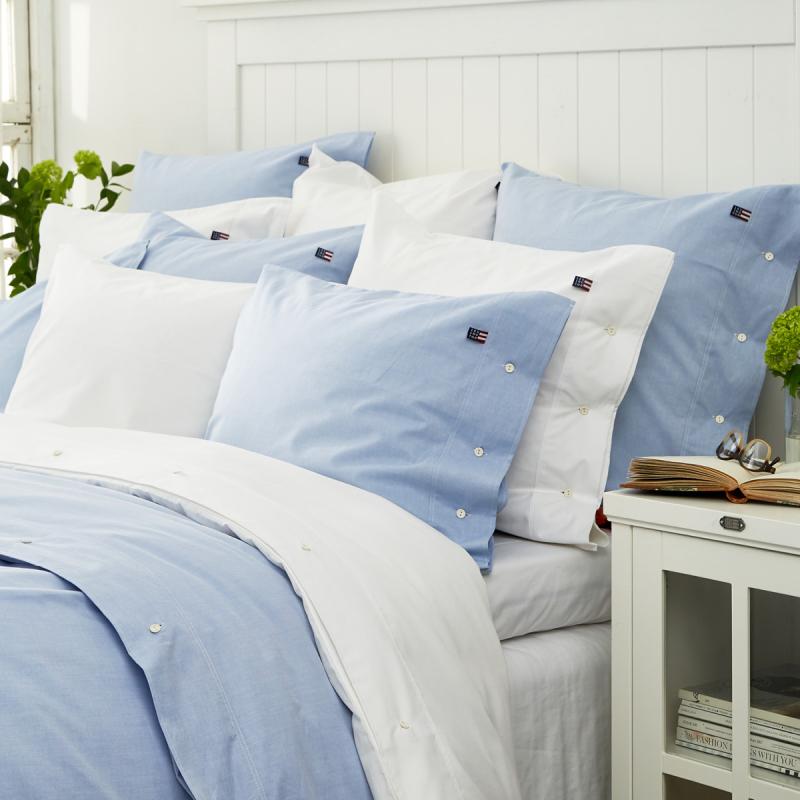Lexington Icons pinpoint sengetøy 140x200 cm blå