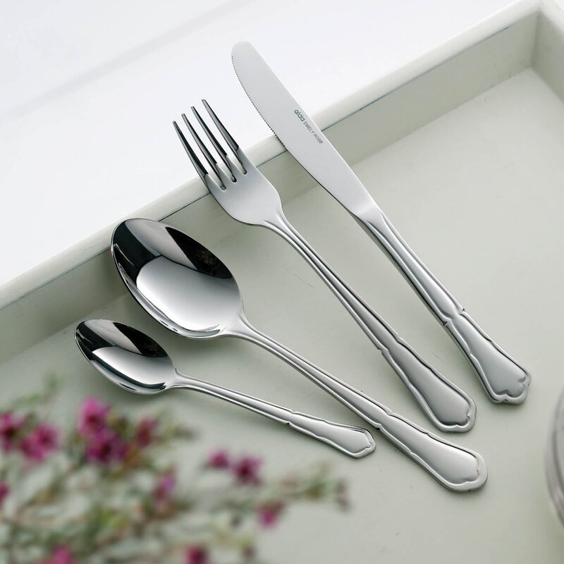 Aida Emely Rose bestikksett 24 deler stål