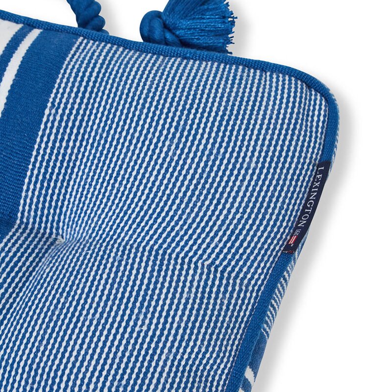 Lexington Sittepute 40x40 cm stripet blå/hvit