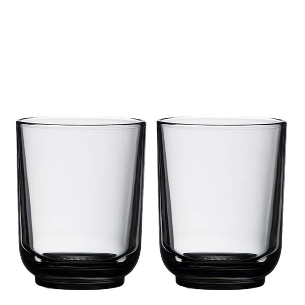 Fellow Pirch latte glass 33 cl 2 stk Smoke