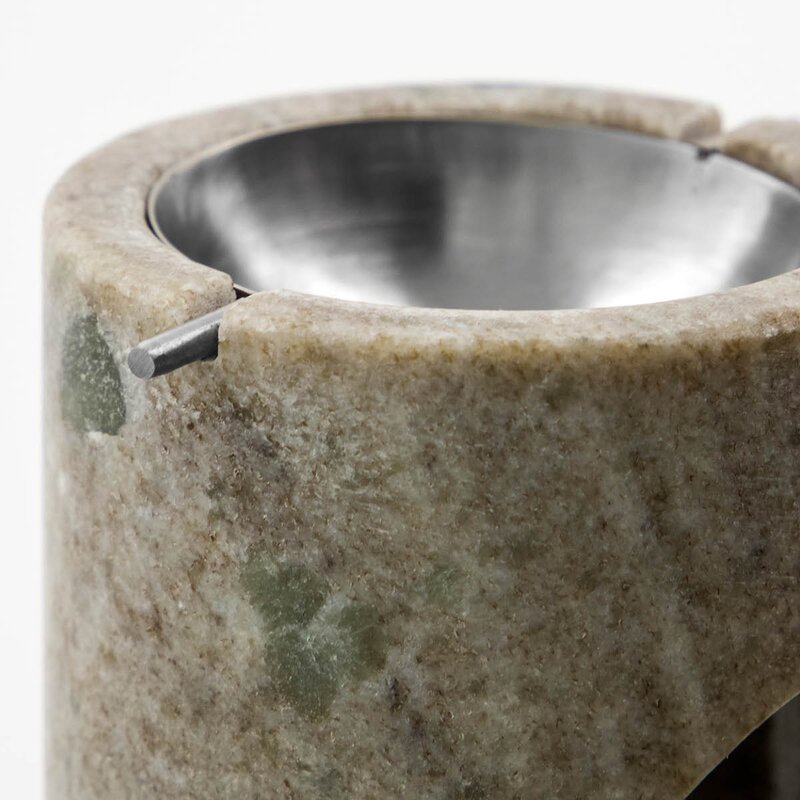 Meraki Marble oljebrenner beige/sølvfinish