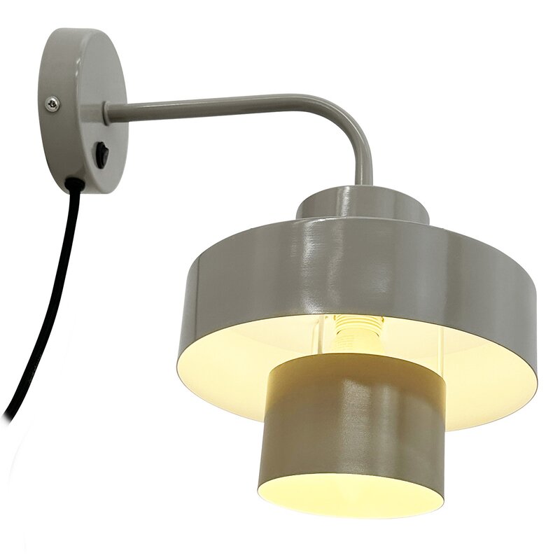 Dyberg Larsen Stoke vegglampe 29 cm varmgrå