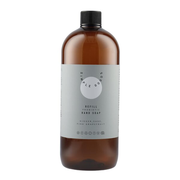 Simple Goods Grapefruit refill håndsåpe 1000 ml lys blå