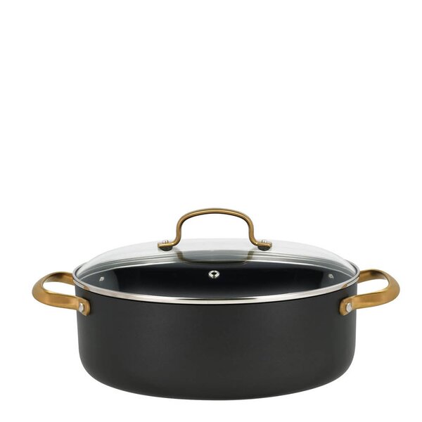 Holm Brasserie stekegryte oval 4,5L keramisk belegg