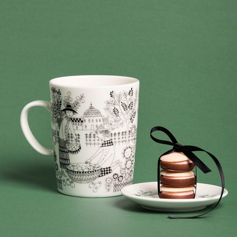 Arabia Emilia krus 50 cl hvit