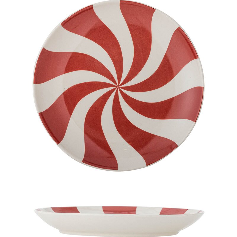 Bloomingville Yule tallerken 23 cm julemotiv multi