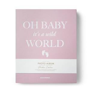 Printworks Fotoalbum baby it-s a wild world rosa