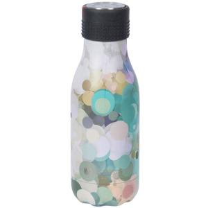 Les Artistes Bottle Up Design termoflaske 0,28L turkis/hvit pixel