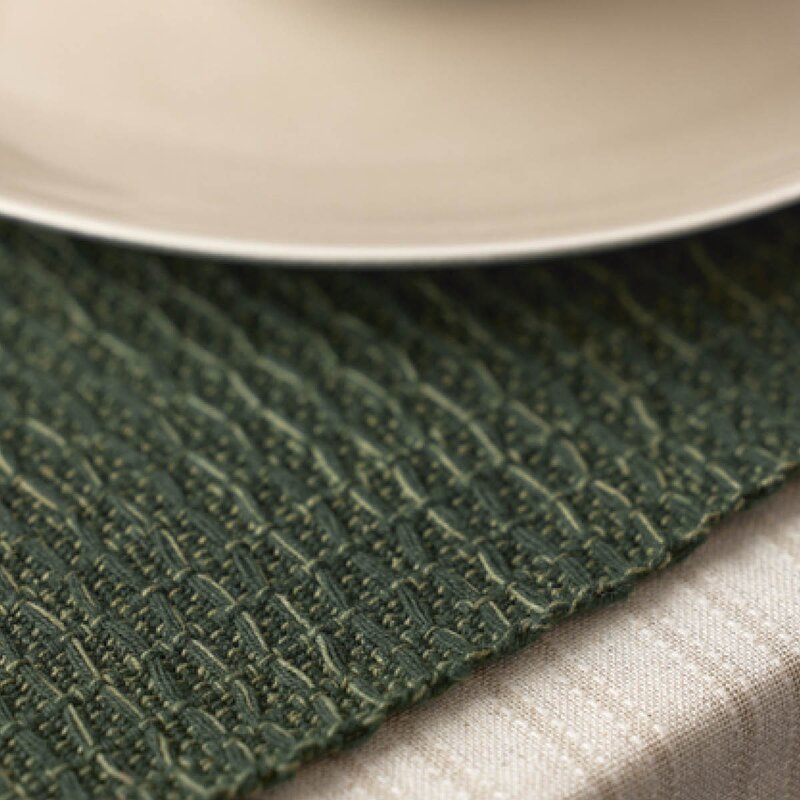 Holmen Sara dekkebrikke 33x48 cm mosegrønn