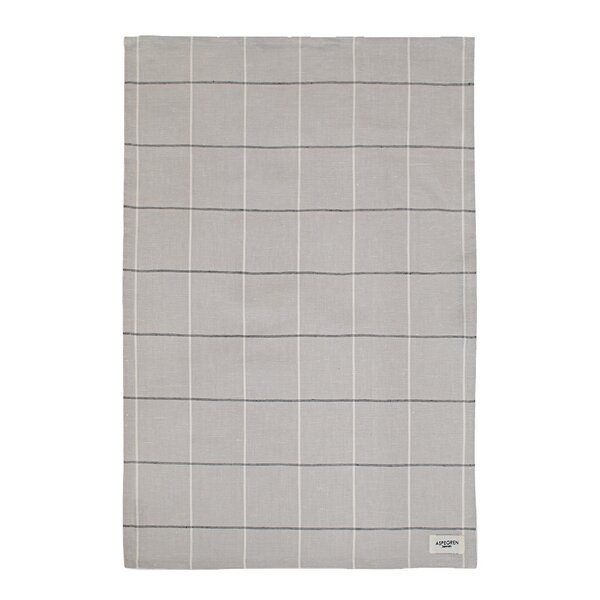 Aspegren – Squares kjøkkenhåndkle 50×70 cm silver gray