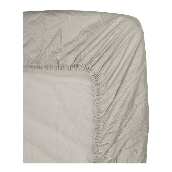 Midnatt Pebble stretchlaken 180x200 cm greige