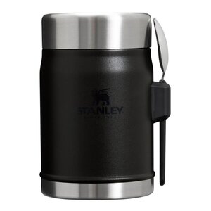 Stanley Classic mattermos med skje 0,4L svart
