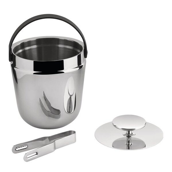 Alessi Tending Box isbøtte 1,2L blankt stål