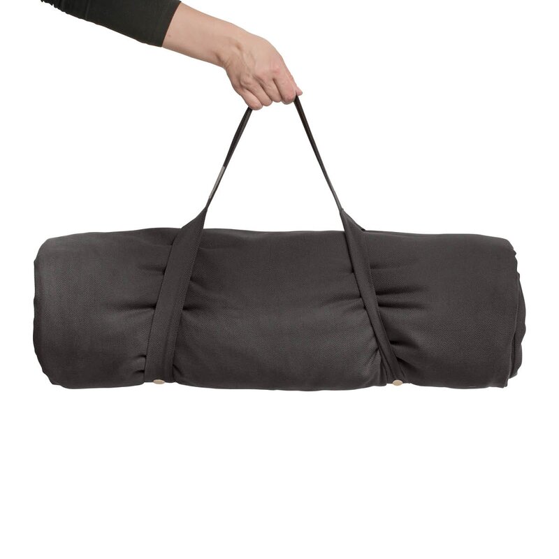 The Organic Company Meditasjonsmatte To-Go 70x200 cm mørkegrå